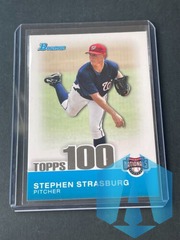 2010 Bowman Topps 100 Rookie STEPHEN STRASBURG RC #TP1